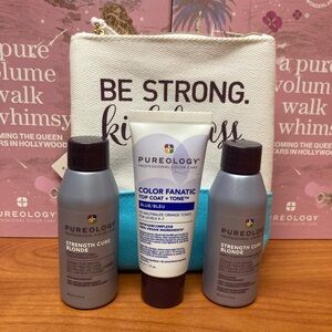 Pureology Hair Care Set & Canvas Travel Zip Bag